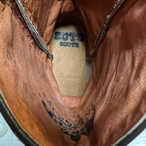 Soto Pre-Owned Great Condition Women’s Size 10.5 Embroidered Leather Boots - Picture 2 of 11